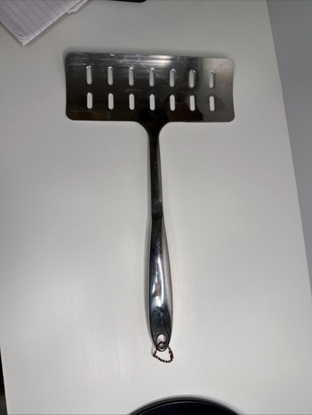 Food Network Stainless Steel Slotted Turner Spatula - stainless steel